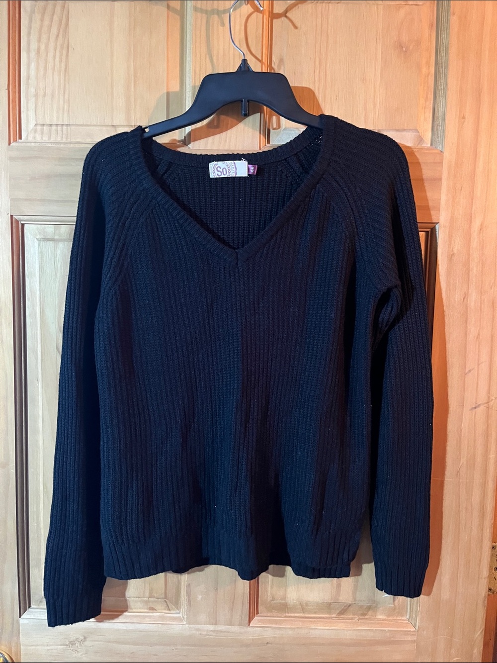 Women’s Black V Neck Sweater